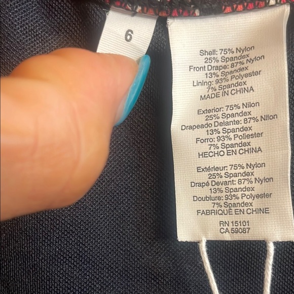 NWT Bleu Rod Beattie Tropical Print Colorful Patterned Swimsuit - Picture 4 of 10